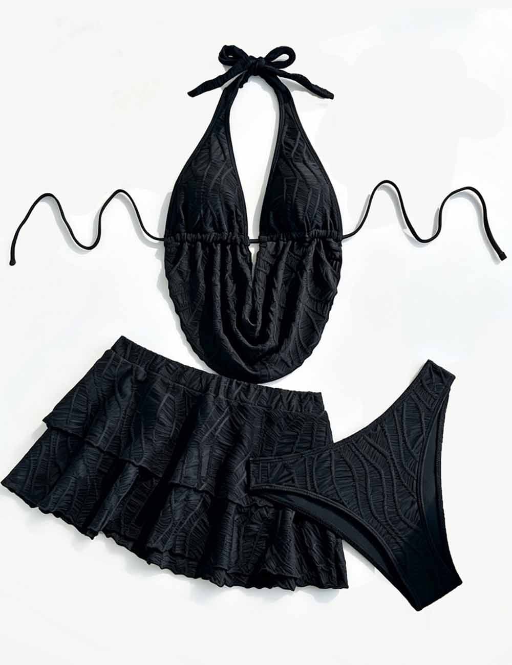 Ladies Cowl Drape Detail Trian - Sweetkama Wholesale - #7415