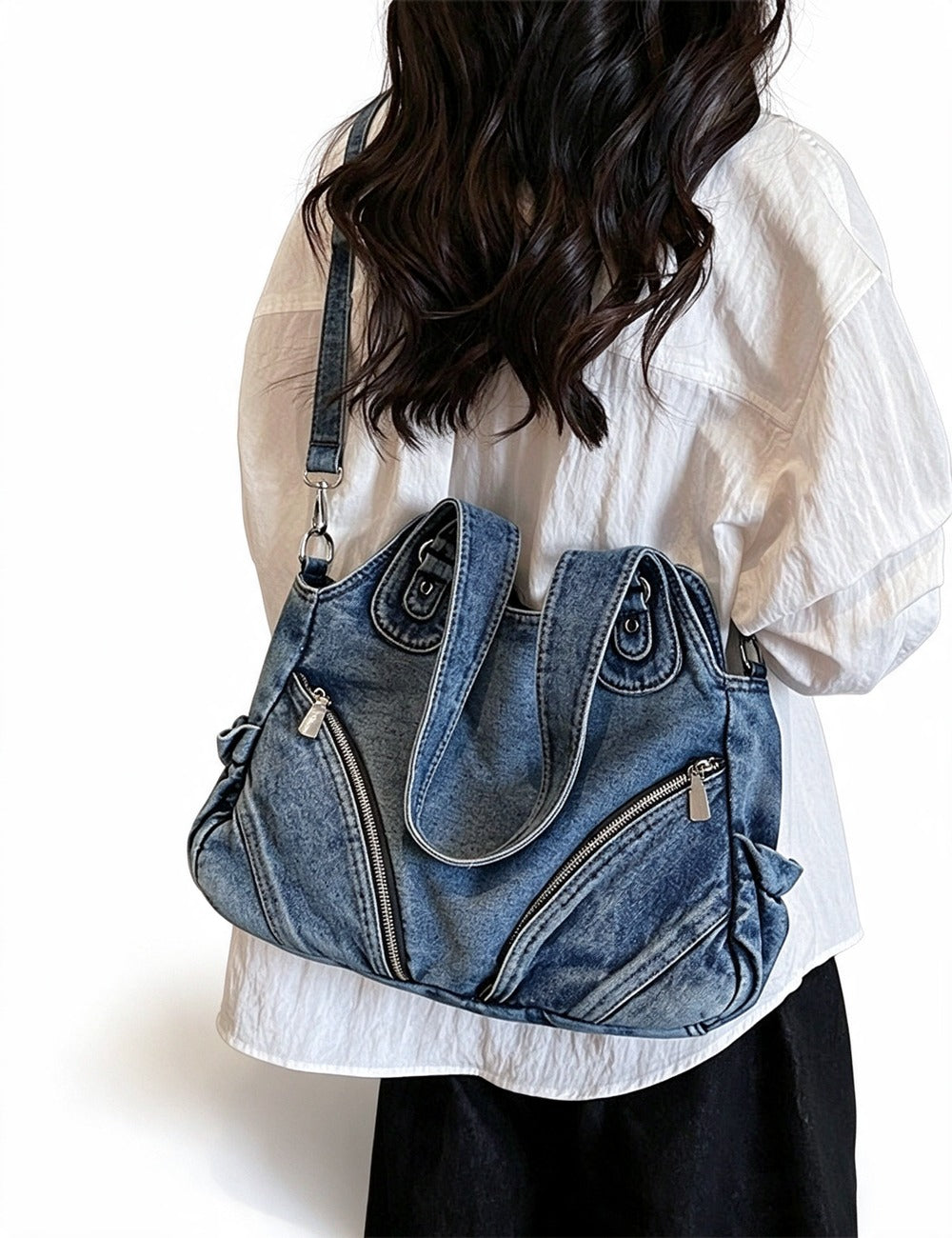 Denim Shoulder Bag