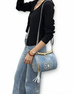 Denim Hand Bag