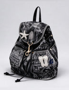 Denim Backpack Bag
