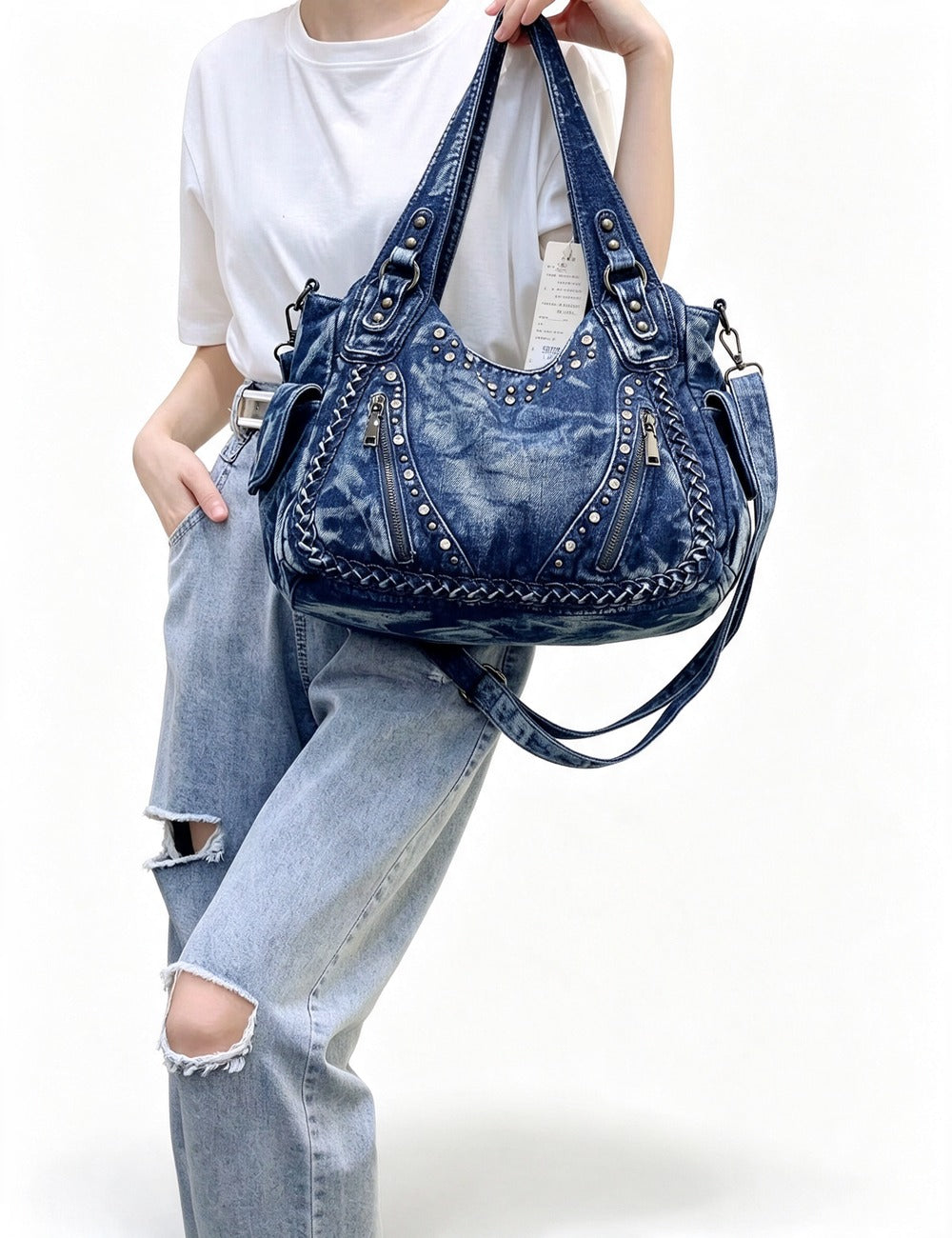 Denim Hand Bag