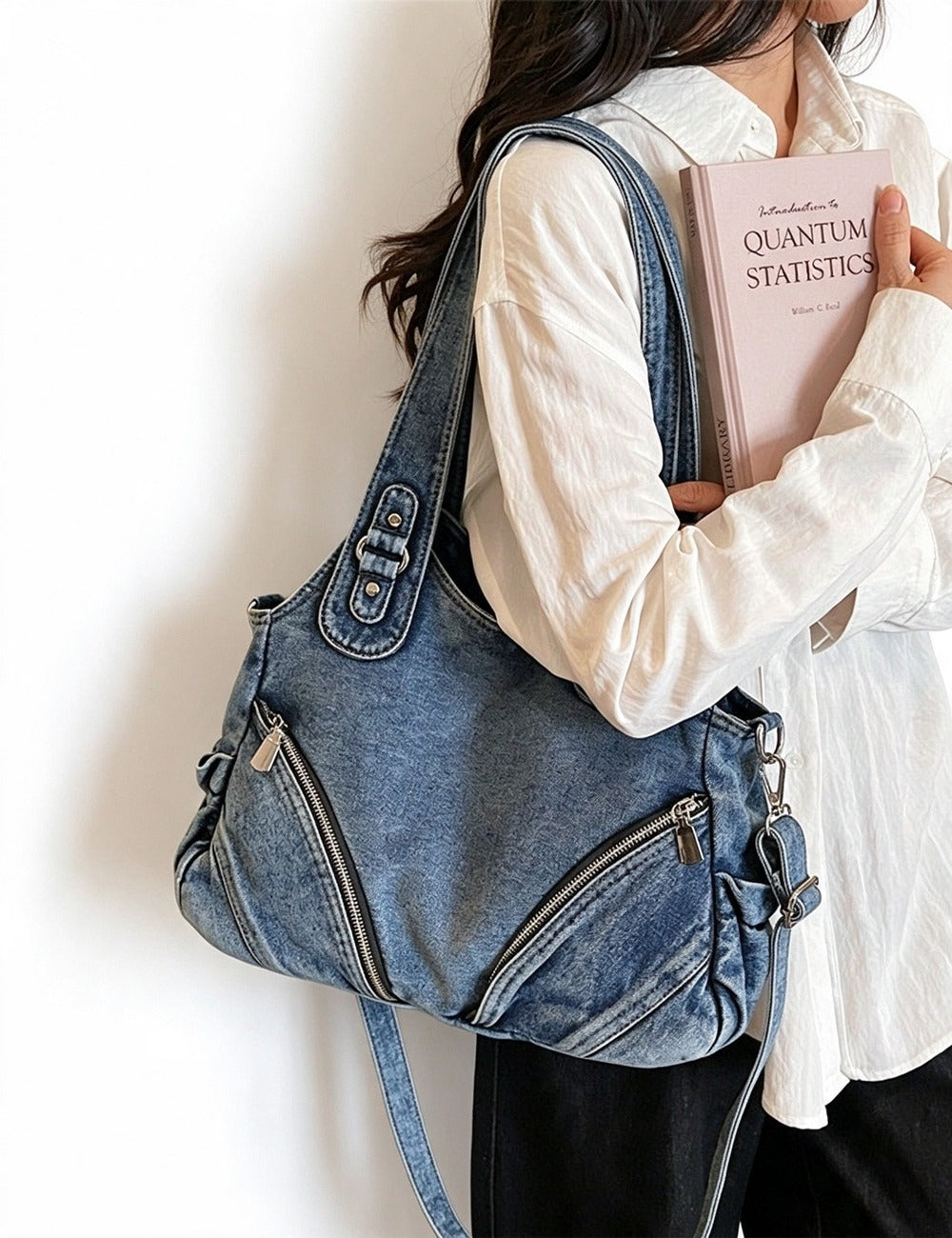 Denim Shoulder Bag