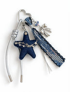 Denim Star Charm