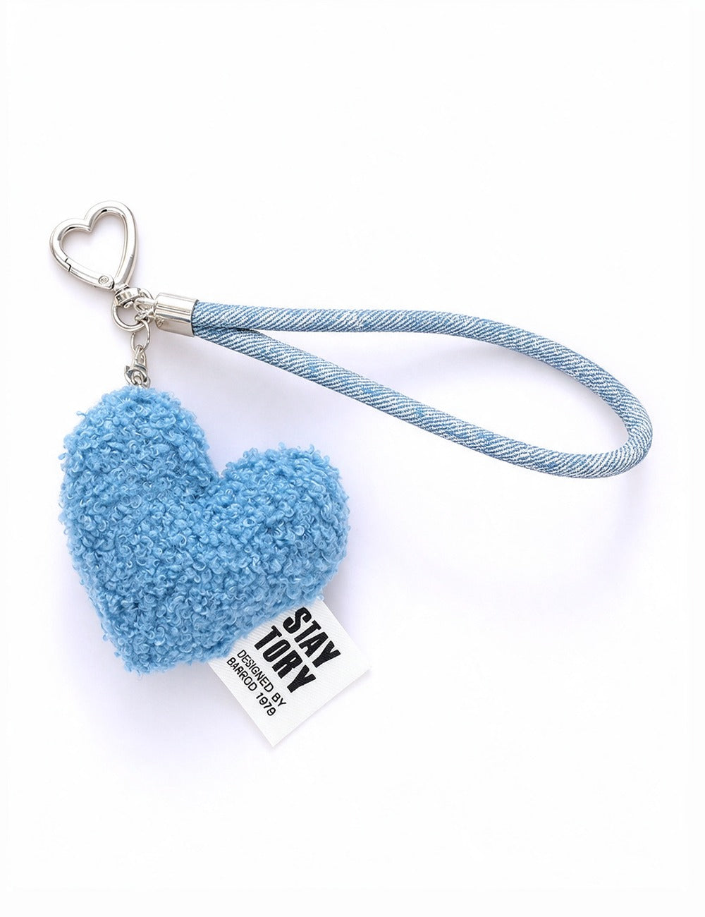 Denim Heart Pendant