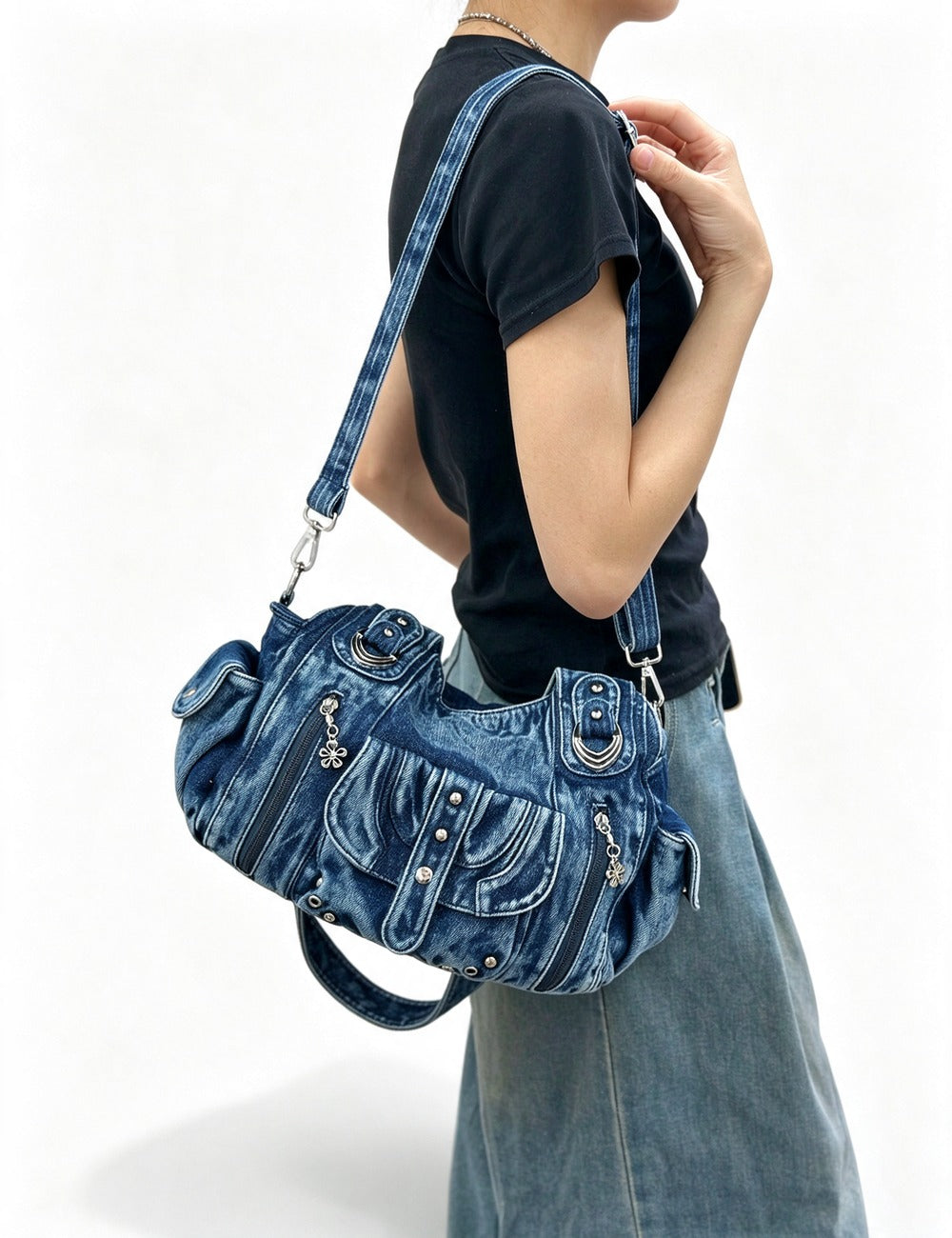 Denim Hand Bag