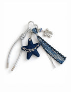 Denim Star Charm