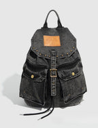 Denim Backpack Bag