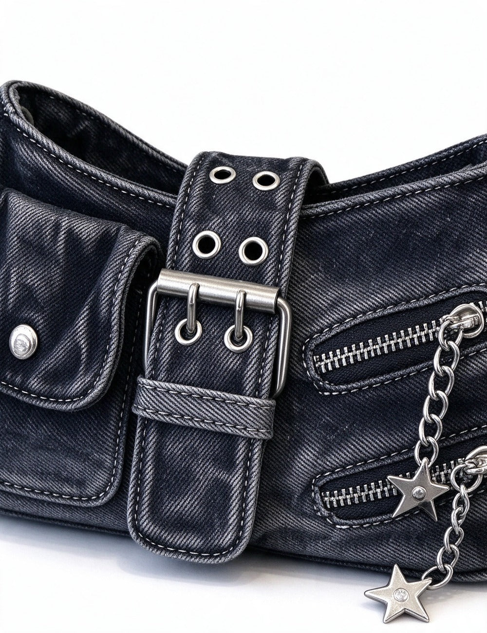 Denim Crossbody Bag