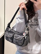 Denim Shoulder Bag