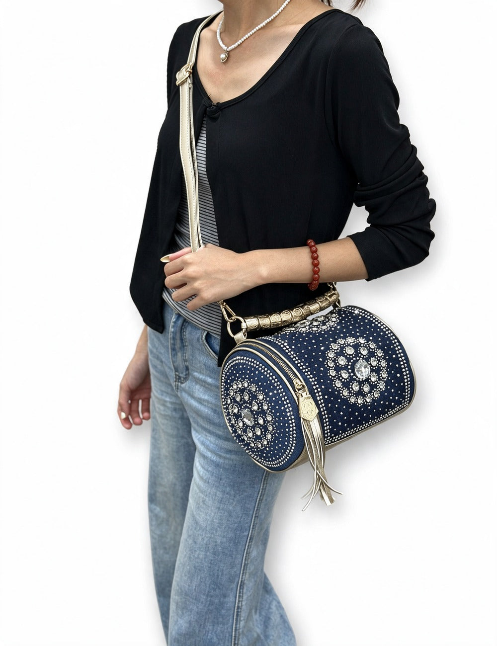 Denim Hand Bag