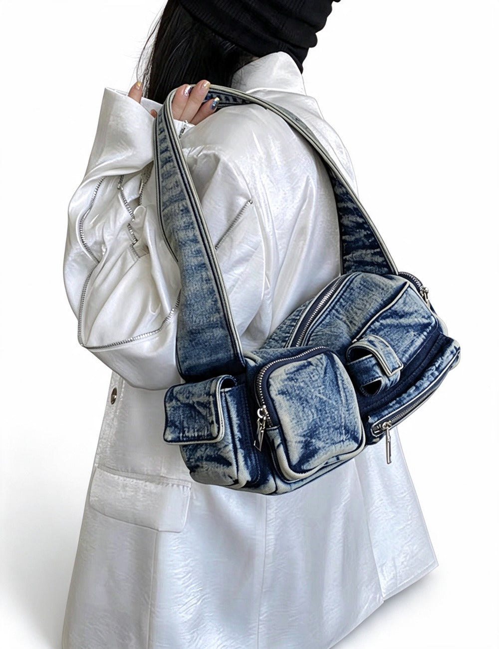 Denim Shoulder Bag