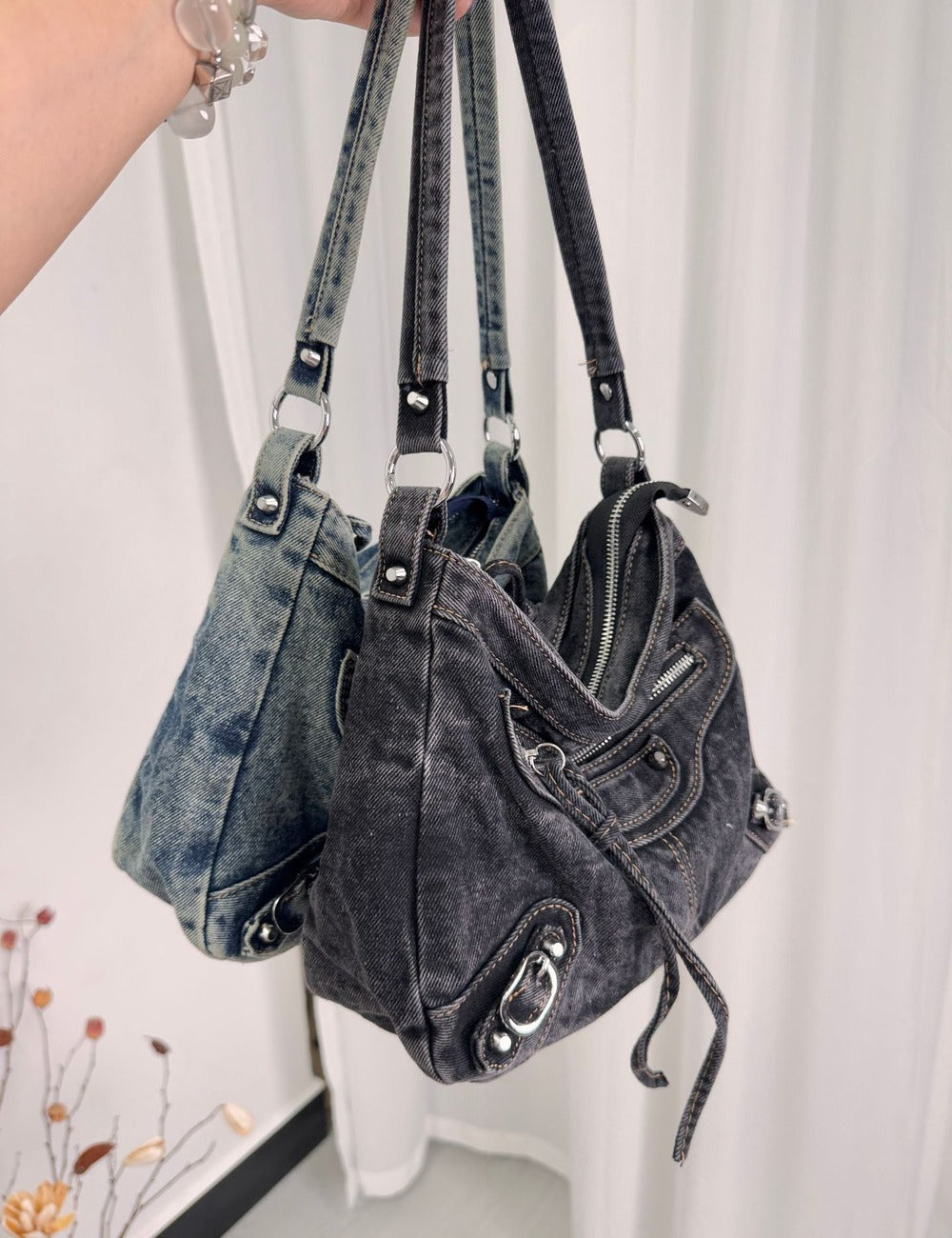 Denim Shoulder Bag