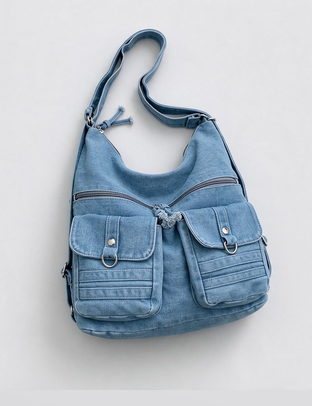 Denim Backpack Bag