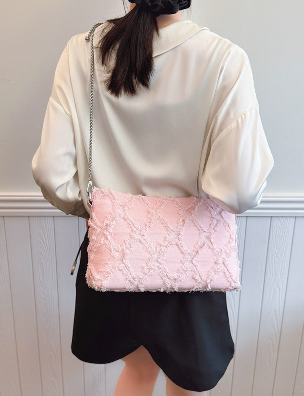Denim Crossbody Bag