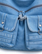 Denim Backpack Bag