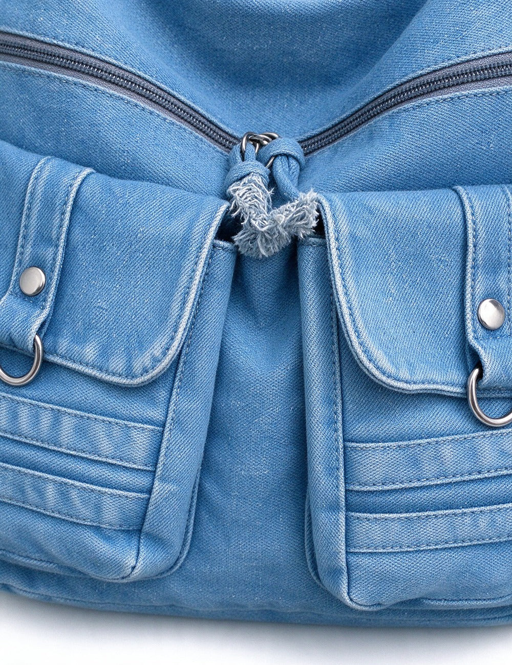 Denim Backpack Bag