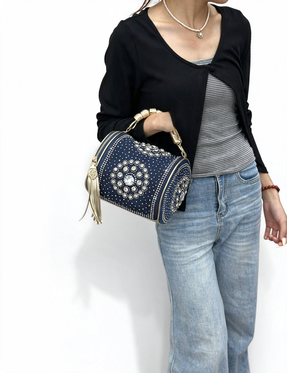 Denim Hand Bag