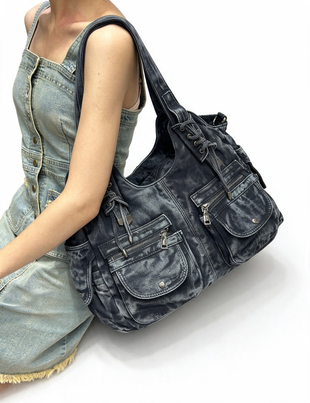 Denim Shoulder Bag