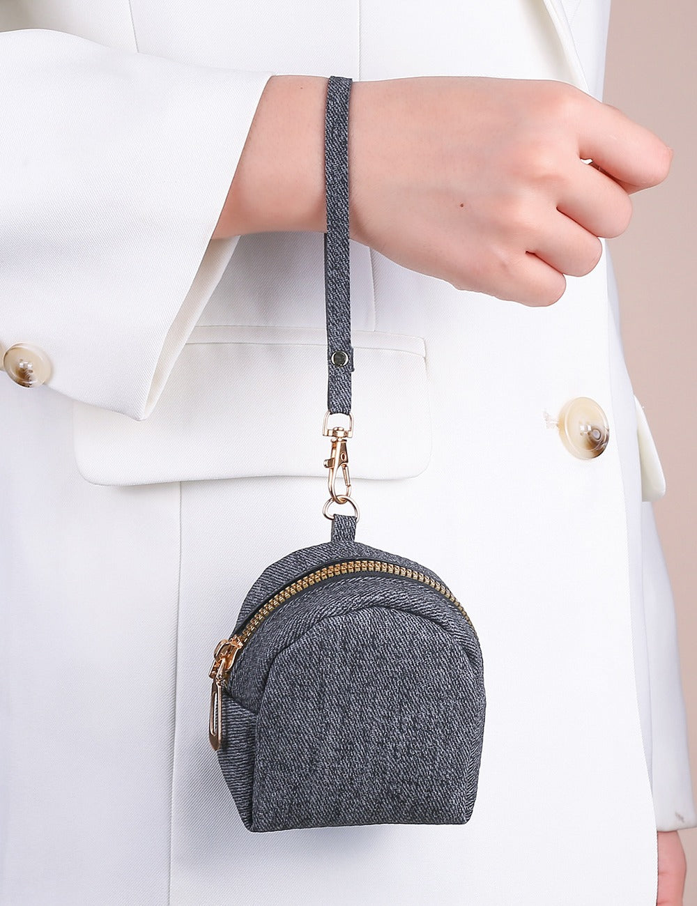 Denim Clutch Bag