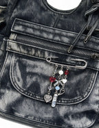 Denim Shoulder Bag