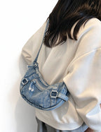Denim Crossbody Bag