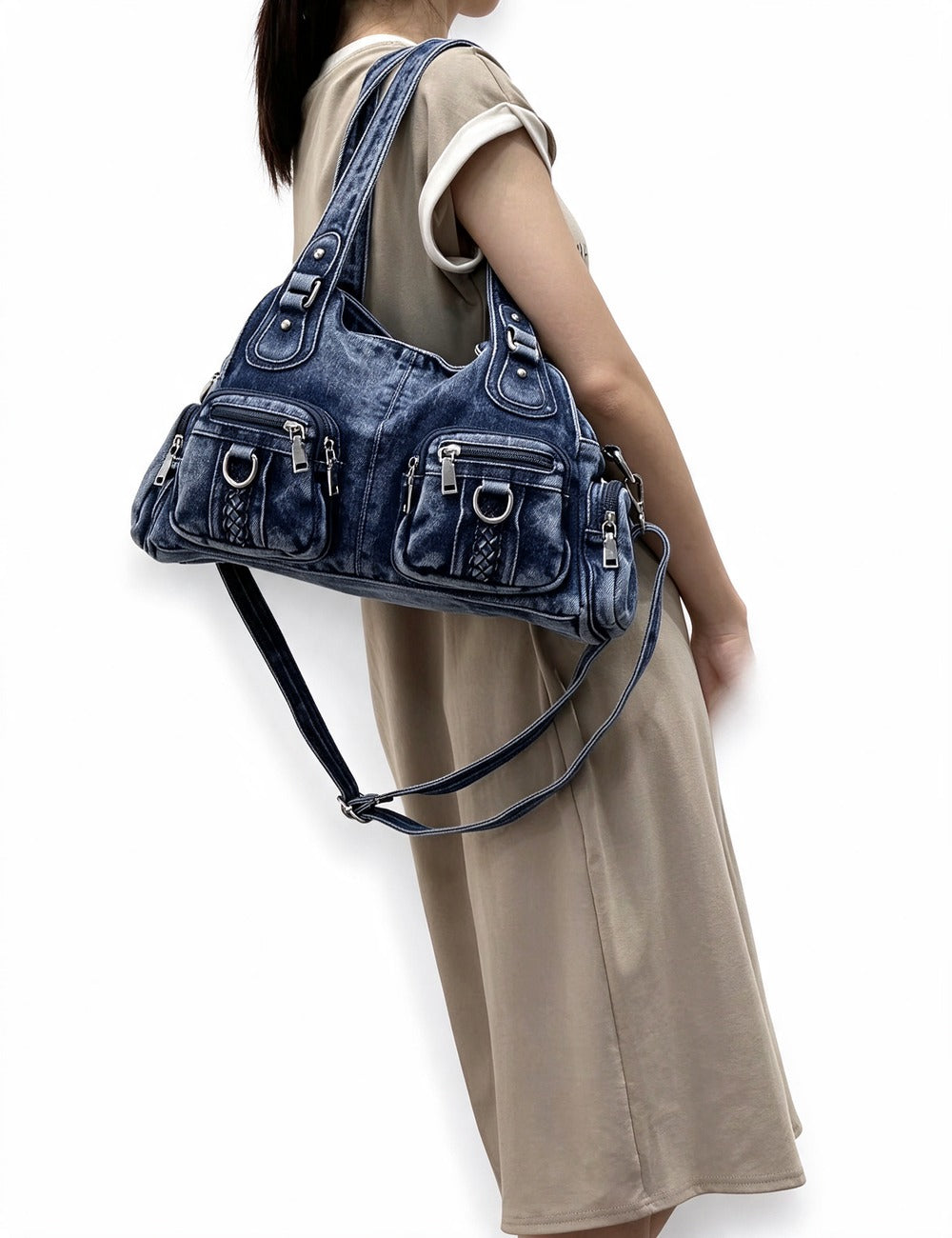 Denim Shoulder Bag